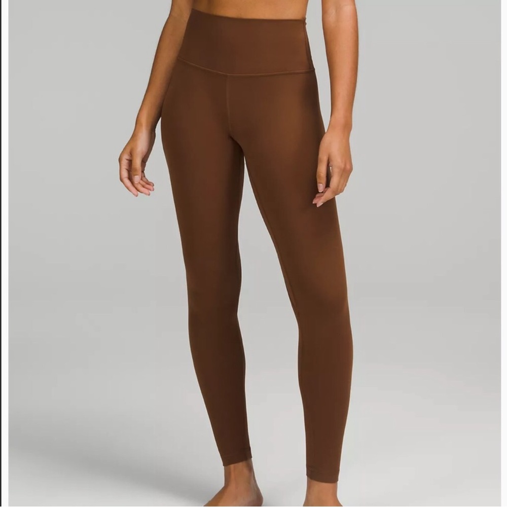 NWT Lululemon Align High-Rise Pant size 6 28” in Roasted Brown